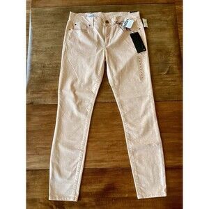 Gap 1969 Women’s Jeans Mid Rise Legging Jean Skimmer Pants Peach Sz 28 / 6 NWT